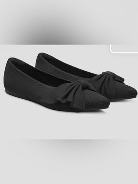 VIVAIA Women’s Shoes Bibi Round Toe Knotted Sustainable Flats Size 40 US 9/9.5